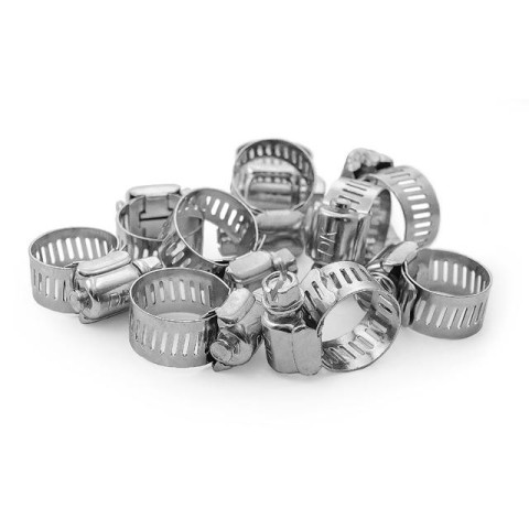 Хомут стальной оцинкованный 12,7 мм D 13-23 мм INTERTOOL TC-0113