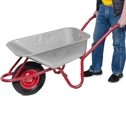 Тачка садово-строительная одноколесная INTERTOOL WB-0813