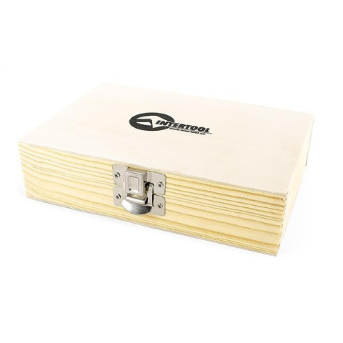 Набор фрез Форстнера в деревянном кейсе INTERTOOL HT-0074