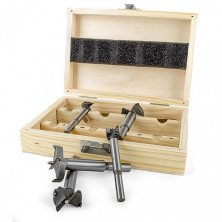 Набор фрез Форстнера в деревянном кейсе INTERTOOL HT-0074