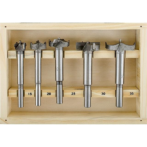 Набор фрез Форстнера в деревянном кейсе INTERTOOL HT-0074