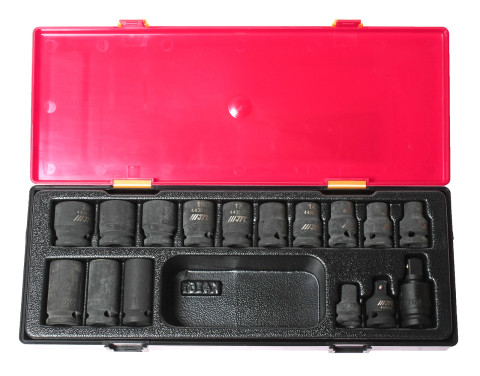 Набор головок ударных 1/2'', 6-гр. 16ед.