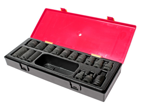 Набор головок ударных 1/2'', 6-гр. 16ед.