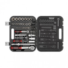 Набор инструментов 1/2" & 1/4", 73ед., Cr-V INTERTOOL ET-8073