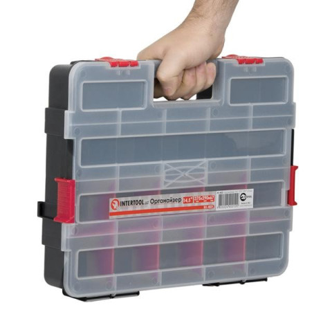 Органайзер 14.5" 375*290*67мм INTERTOOL BX-4021