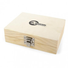 Набор фрез калевочных в деревянном кейсе INTERTOOL HT-0077