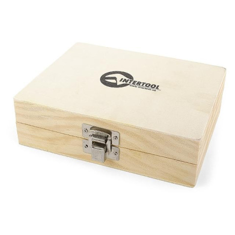 Набор фрез калевочных в деревянном кейсе INTERTOOL HT-0077