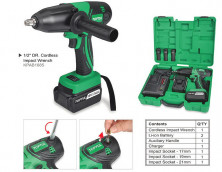 Аккумуляторный гайковерт TOPTUL 1/2" 850Nm 2200об/мин KPAB1685E