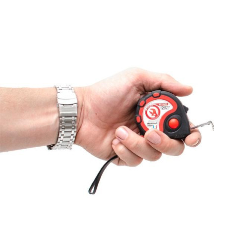Рулетка стальная с фиксатором 3м INTERTOOL MT-0603