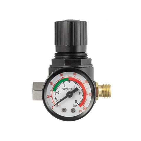 Набор из 3-х краскопультов HVLP, 0,8мм, 1,3мм, 1,7мм, регулятор давления, два пластиковых и один металлический бачок INTERTOOL PT-1505