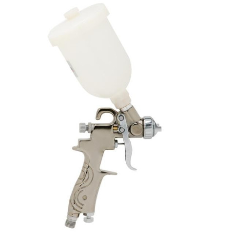 Краскопульт пневматический LVMP MINI, верхний пластиковый бачок INTERTOOL PT-0129