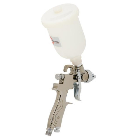 Краскопульт пневматический LVMP MINI, верхний пластиковый бачок INTERTOOL PT-0129