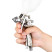 Краскопульт пневматический LVMP MINI, верхний пластиковый бачок INTERTOOL PT-0129
