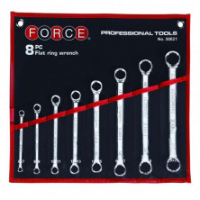 Набор ключей накидных отогнутых на 15° 8 пр. (6-22 мм) (код 50821A)