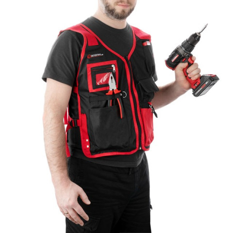 Жилет слесарно-строительный INTERTOOL SP-1001