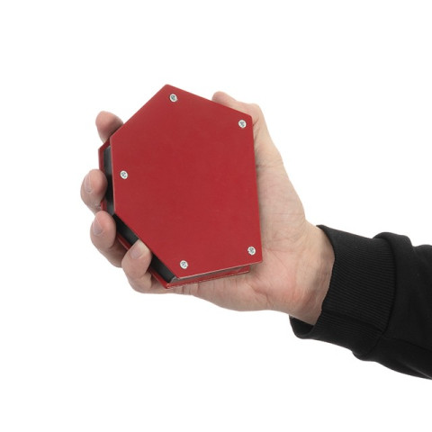 Держатель магнитный для сварки трапеция, 30°, 45°, 60°, 75°, 90°, 135°, 34 кг, 145×110×25 мм INTERTOOL MW-0003