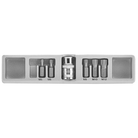 1/2 Набор бит Spline 10 мм 6 пр. (М5-М12) (FORCE 4066)