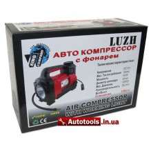 Автомобильный компрессор LUZH 5725 chrome с фонарем