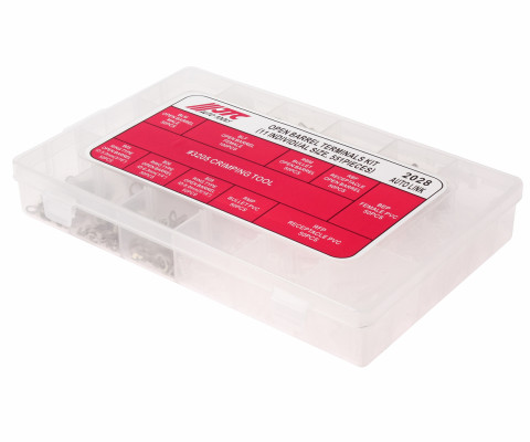 Комплект автомобильных клемм неизолированных + обжимка 551ед.