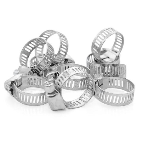 Хомут стальной оцинкованный , 8 мм D 11-20 мм INTERTOOL TC-0011