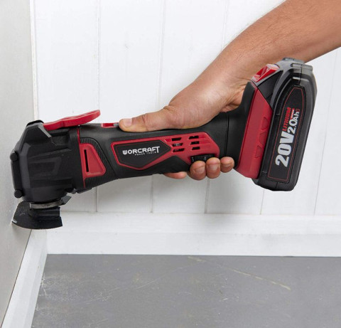 Аккумуляторный реноватор (многофункциональный инструмент) WORCRAFT CMT-S20Li