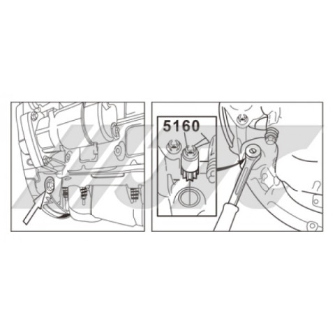 Головка для проворачивания маховика VOLVO MP8, MP10