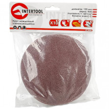 Круг наждачный самоклеющийся INTERTOOL BT-0506