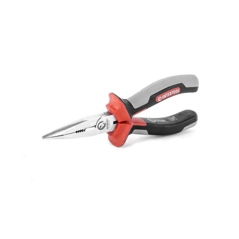 Щипцы удлиненные прямые 160 мм CrV с изолированными INTERTOOL NT-0219