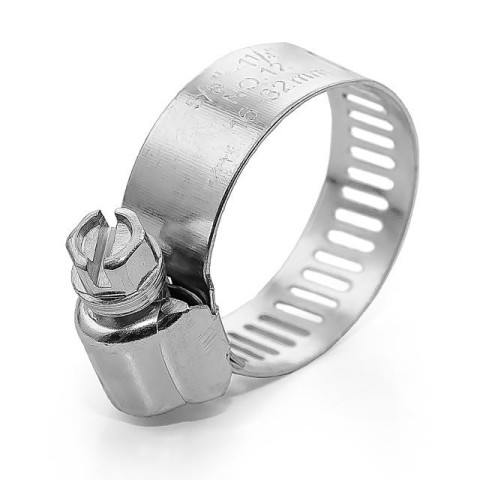 Хомут стальной оцинкованный 12,7 мм D 18-32 мм INTERTOOL TC-0118