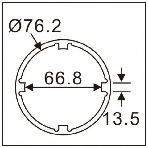 Головка ступичная для передней оси DAF LF45
