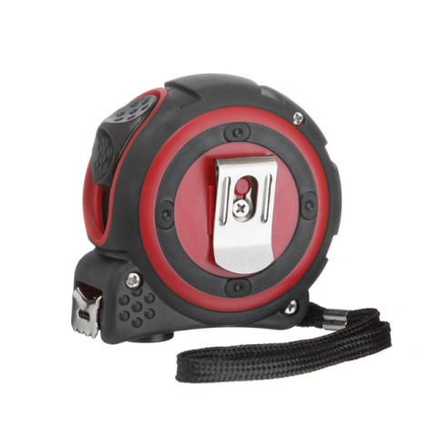 Рулетка с металлическим полотном 5м*19мм, нейлоновое покрытие полотна STORM INTERTOOL MT-0835