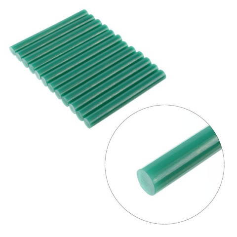 Комплект зеленых клеевых стержней 11.2мм*100мм, 12шт. INTERTOOL RT-1056
