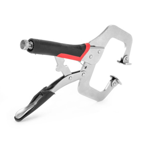 Клещи зажимные C-type 150мм, Cr-V INTERTOOL UT-5205