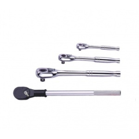 Трещотка 3/8&quot; 182мм 36зуб. (стальная ручка)