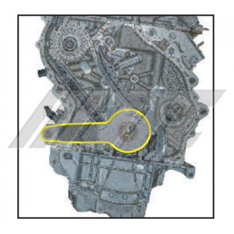 Приспособление для позиционирования ТНВД относительно коленчатого вала BMW (B37, B47, B57, B38, B48)