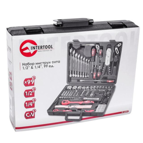 Профессиональный набор инструментов INTERTOOL ET-6099