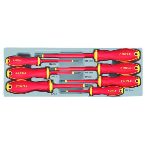 Набор отвёрток диэлектрических 7 предметов Force (Код 20715)