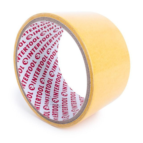 Скотч двухсторонний 50 мм*5 м на полипропиленовой основе INTERTOOL KT-0951