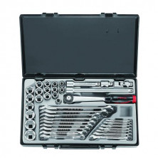 1/2" Набор инструмента 6-гранный 39 пр. (10-32 мм) (код 4234B+5161)
