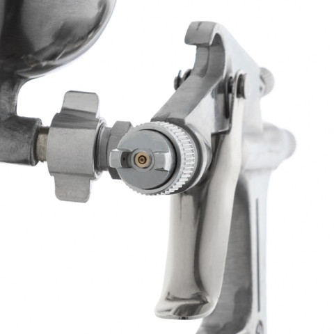 Краскопульт пневматический HP MINI, форсунка 0.5мм, верхний металлический бачок 200мл, 5бар INTERTOOL PT-0301