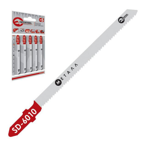 Полотно пильное для лобзика INTERTOOL SD-6010