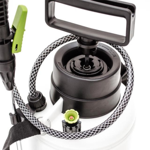 Опрыскиватель 8 л, 2 сопла латунь+пластик INTERTOOL FT-9006