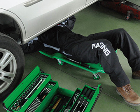 Лежак ремонтный пластиковый подкатной TOPTUL Pro-Series JCM-0401