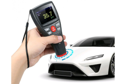 Прибор для измерения толщины краски (толщиномер) Fe, 0-1800мкм WINTACT WT2100