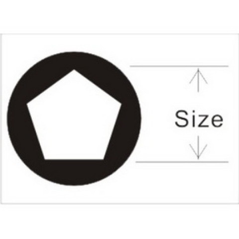 Головка пятигранная 19мм