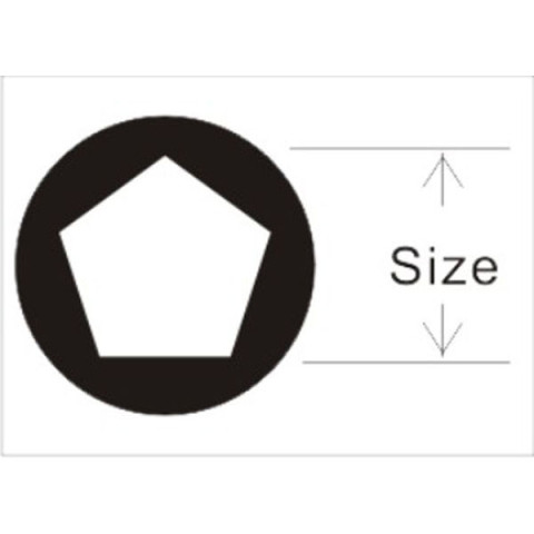 Головка пятигранная 19мм