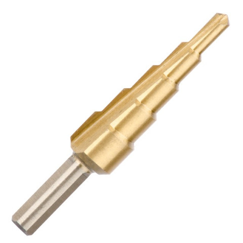 Сверло ступенчатое по металлу 4-12 мм INTERTOOL SD-5812