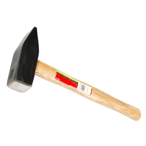 Молоток слесарный 1500г. с деревянной ручкой INTERTOOL HT-0221