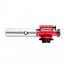 Горелка газовая, пьезозажигание, регулятор, цельнометаллический корпус. INTERTOOL GB-0027