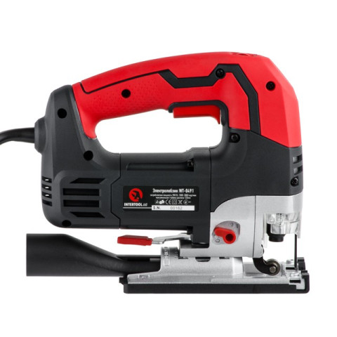 Электролобзик 900 Вт, 1000-3000 ход/мин,бесключевой патрон, макс.гл.распила 120мм, алюминиевая платформа, led-подсветка INTERTOOL WT-0491